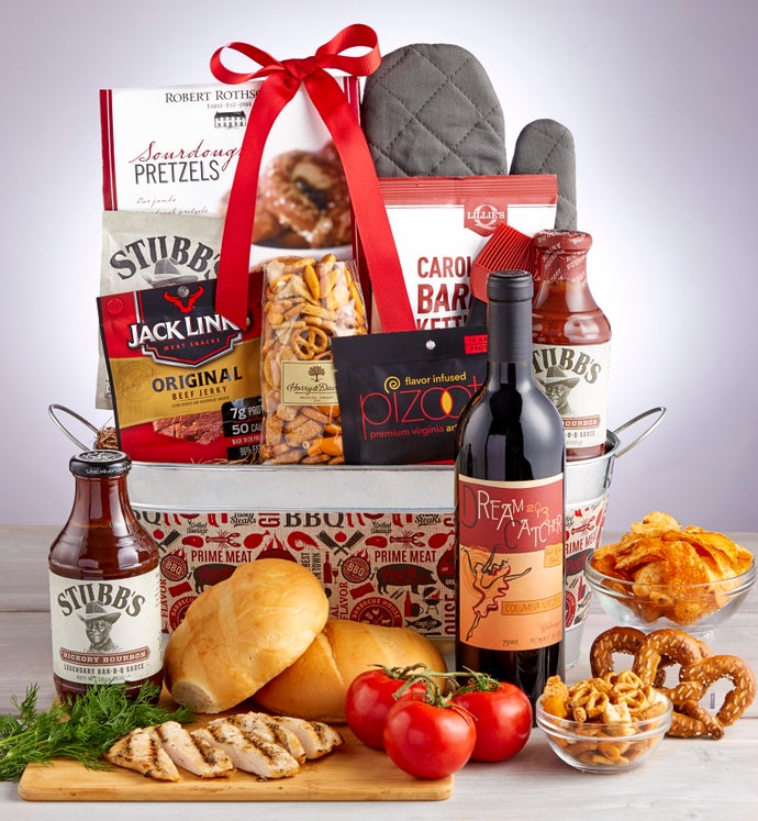 Classic BBQ Tub with Red Wine