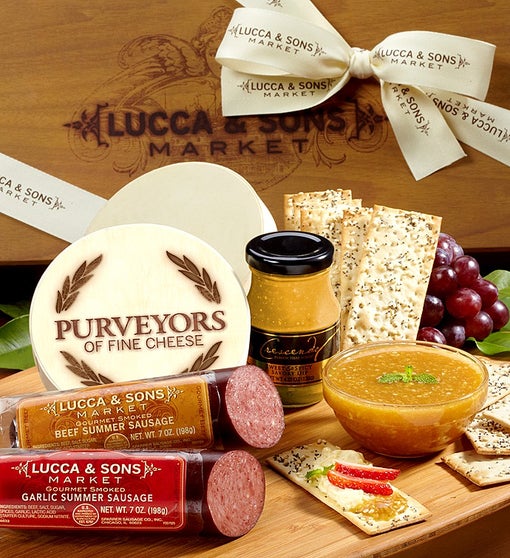 Lucca & Sons™ Sausage & Cheese Gift Box