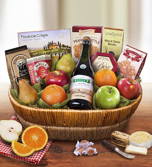Ripe River Fruit & Cheese Gift Basket